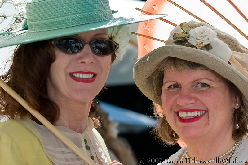 Person dressed in vintage 1930 attire at the Art Deco Society of California Gatsby Afternoon Picnic